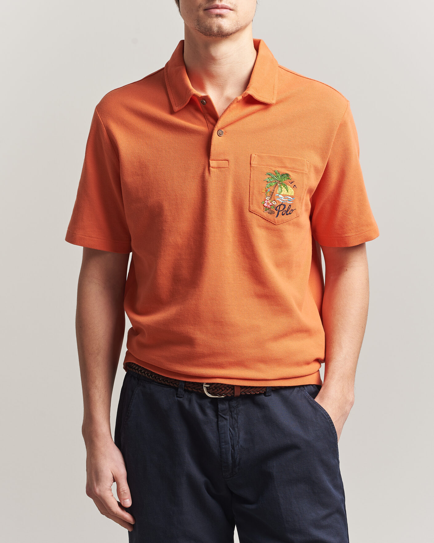 Herre | Polotrøjer | Polo Ralph Lauren | Classic Fit Pocket Polo Solar Sky