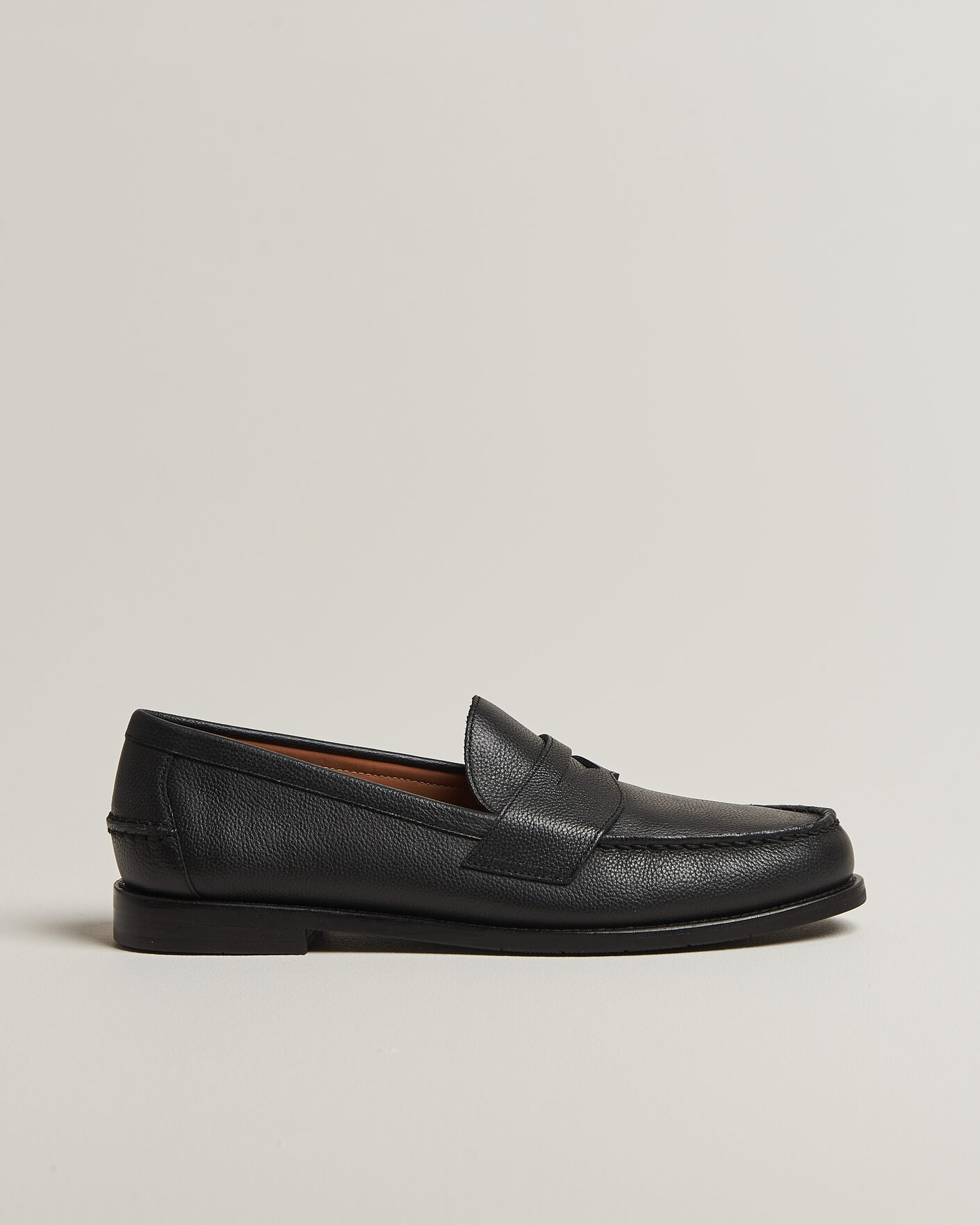 Herre | Loafers | Polo Ralph Lauren | Alston Penny Loafer Black Pebble Calf