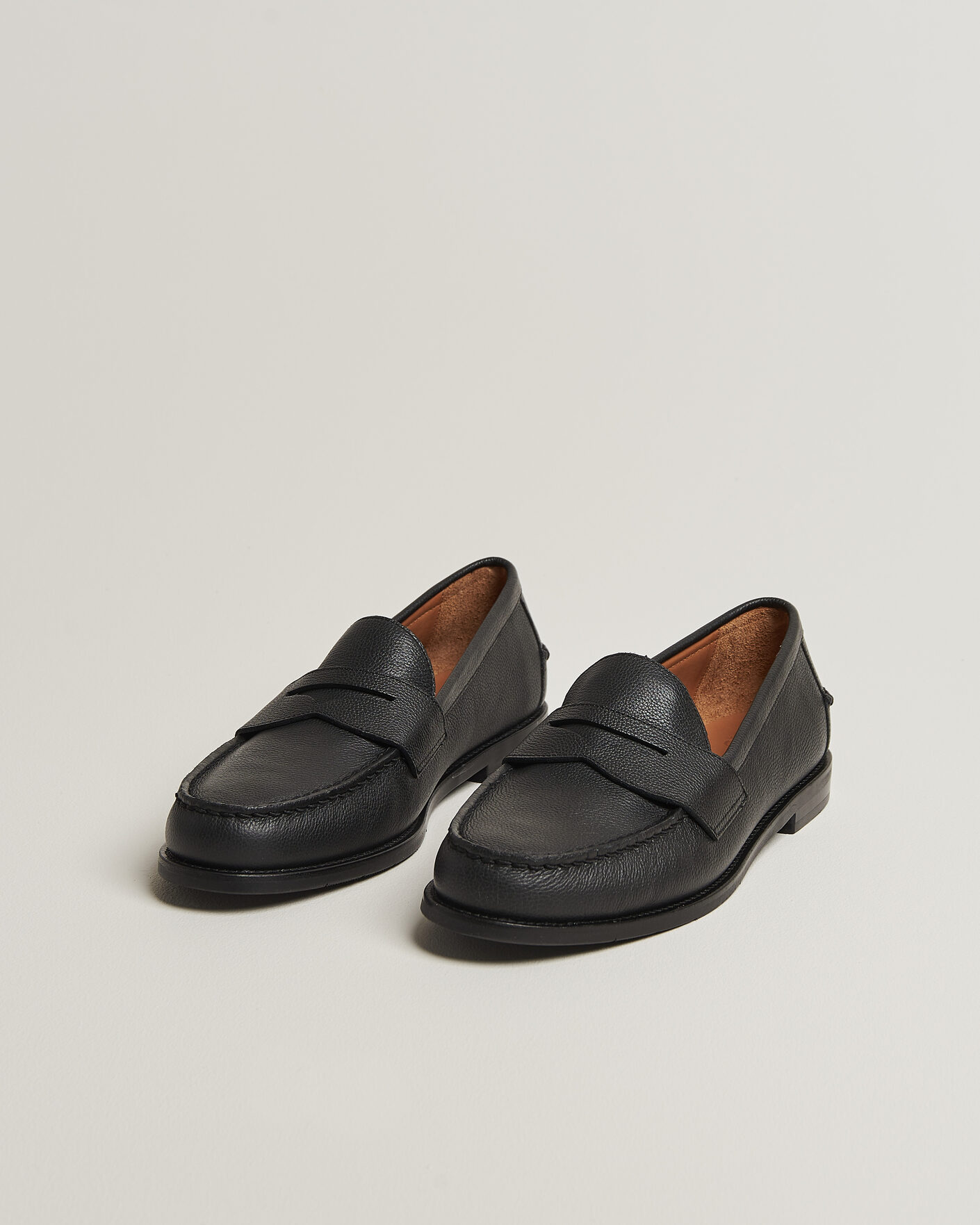 Herre | Loafers | Polo Ralph Lauren | Alston Penny Loafer Black Pebble Calf