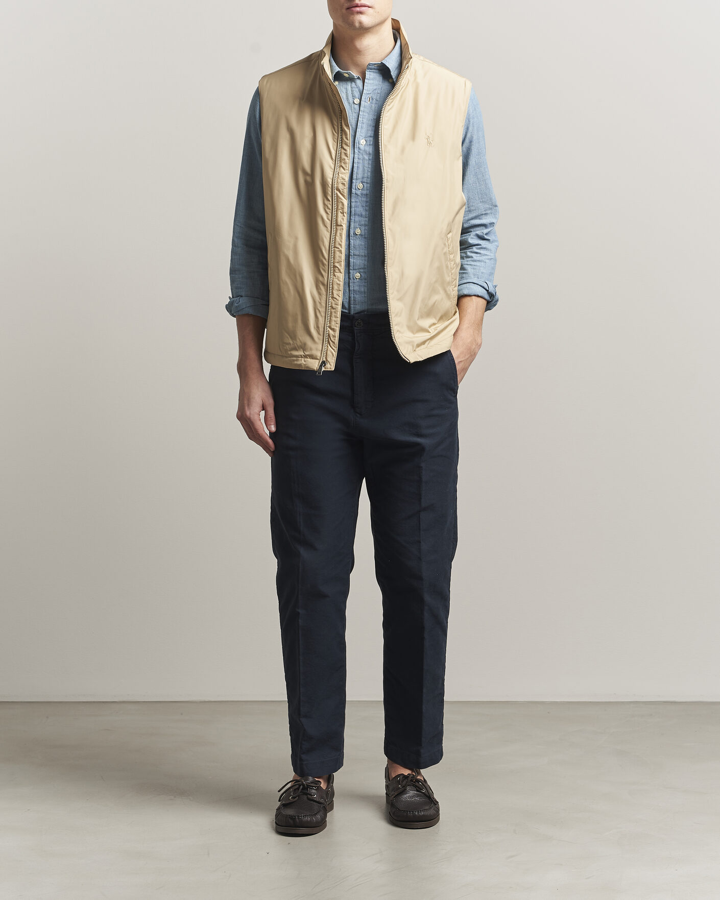 Herre | Veste | Polo Ralph Lauren | Insulated Packable Vest Beige