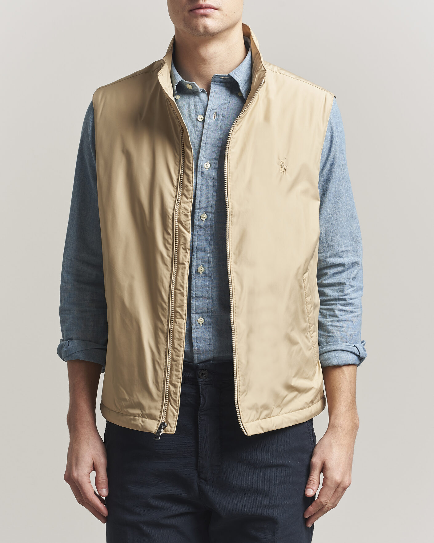 Herre | Veste | Polo Ralph Lauren | Insulated Packable Vest Beige