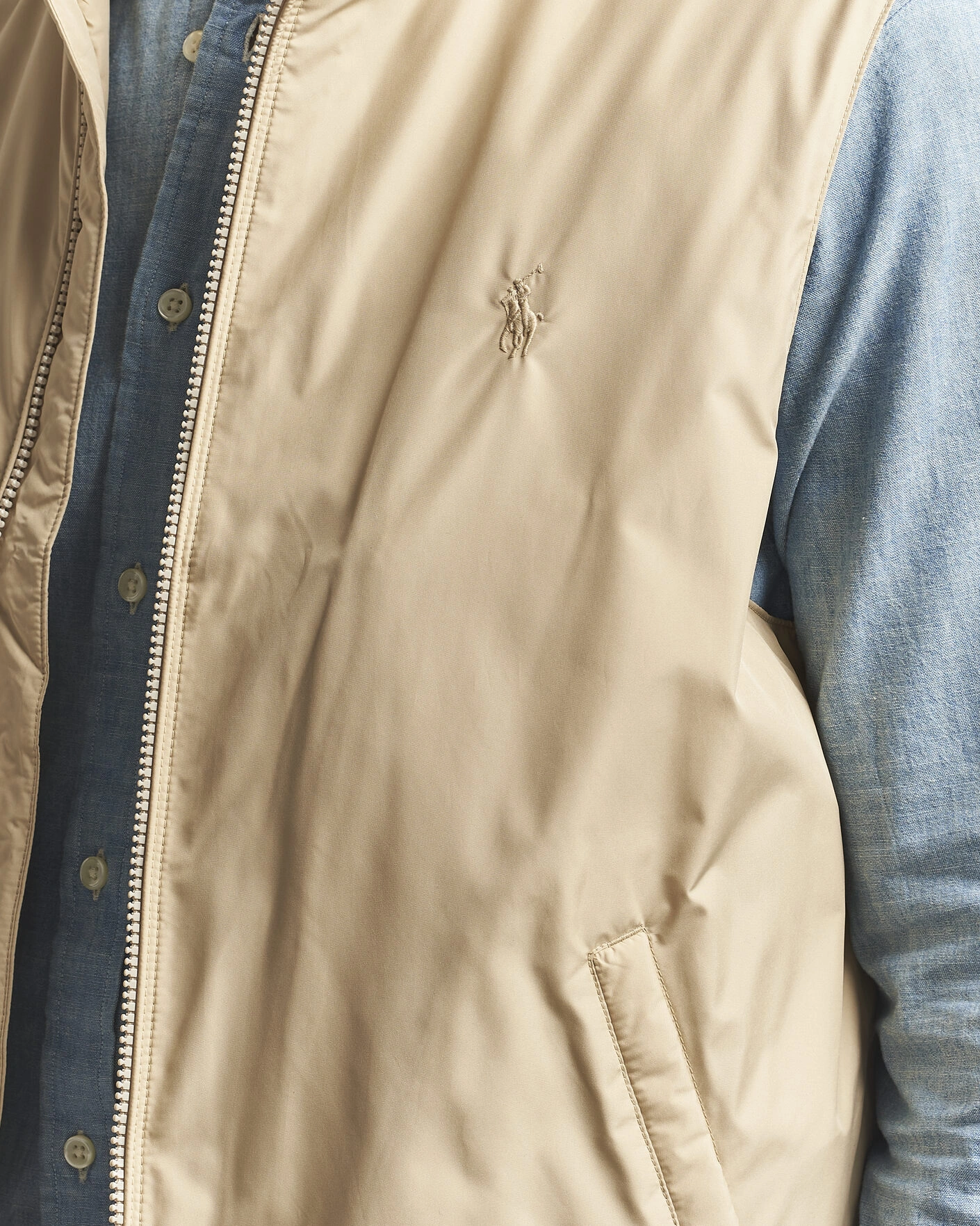 Herre | Veste | Polo Ralph Lauren | Insulated Packable Vest Beige