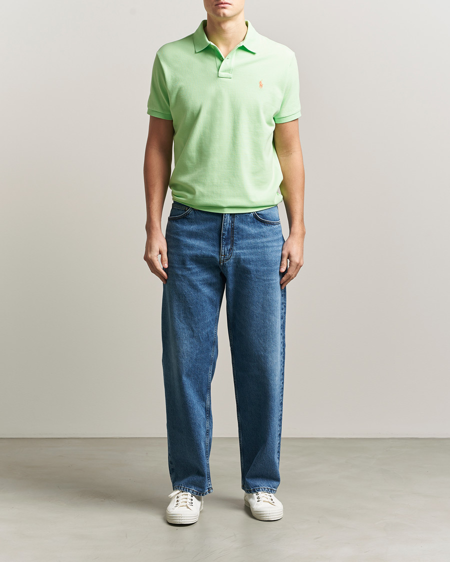Herre | Polotrøjer | Polo Ralph Lauren | Custom Slim Fit Polo Cruise Lime