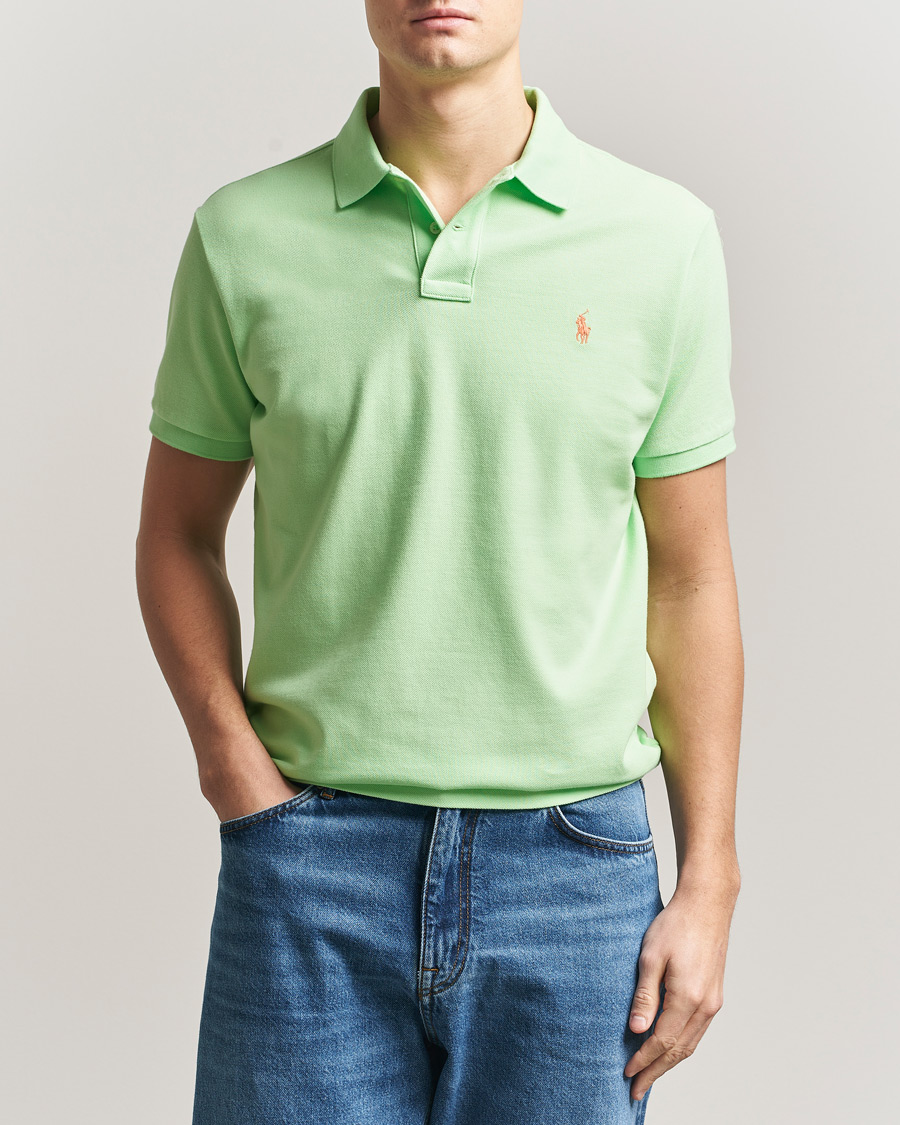 Herre | Polotrøjer | Polo Ralph Lauren | Custom Slim Fit Polo Cruise Lime