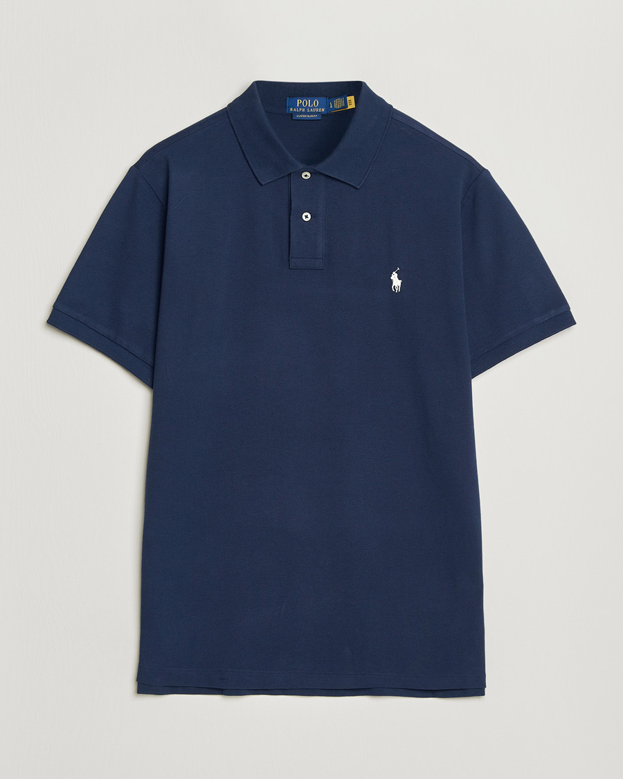 Herre | Polotrøjer | Polo Ralph Lauren | Custom Slim Fit Polo Navy