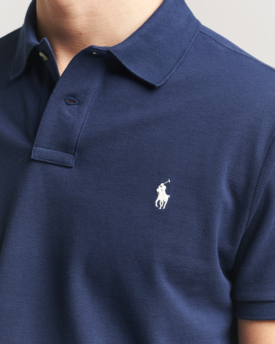 Herre | Polotrøjer | Polo Ralph Lauren | Custom Slim Fit Polo Navy