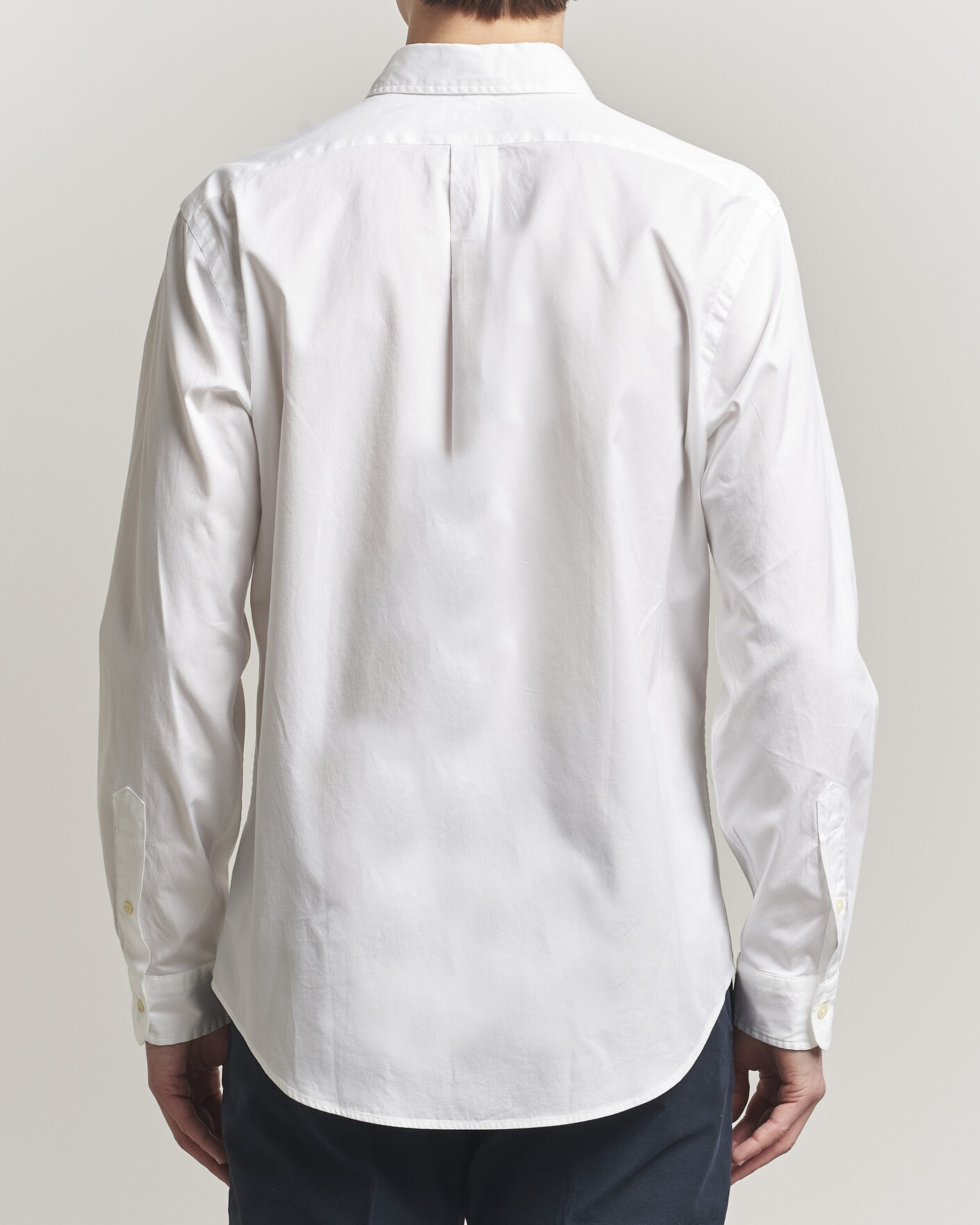 Herre | Skjorter | Polo Ralph Lauren | Custom Fit Garment Twill Shirt White