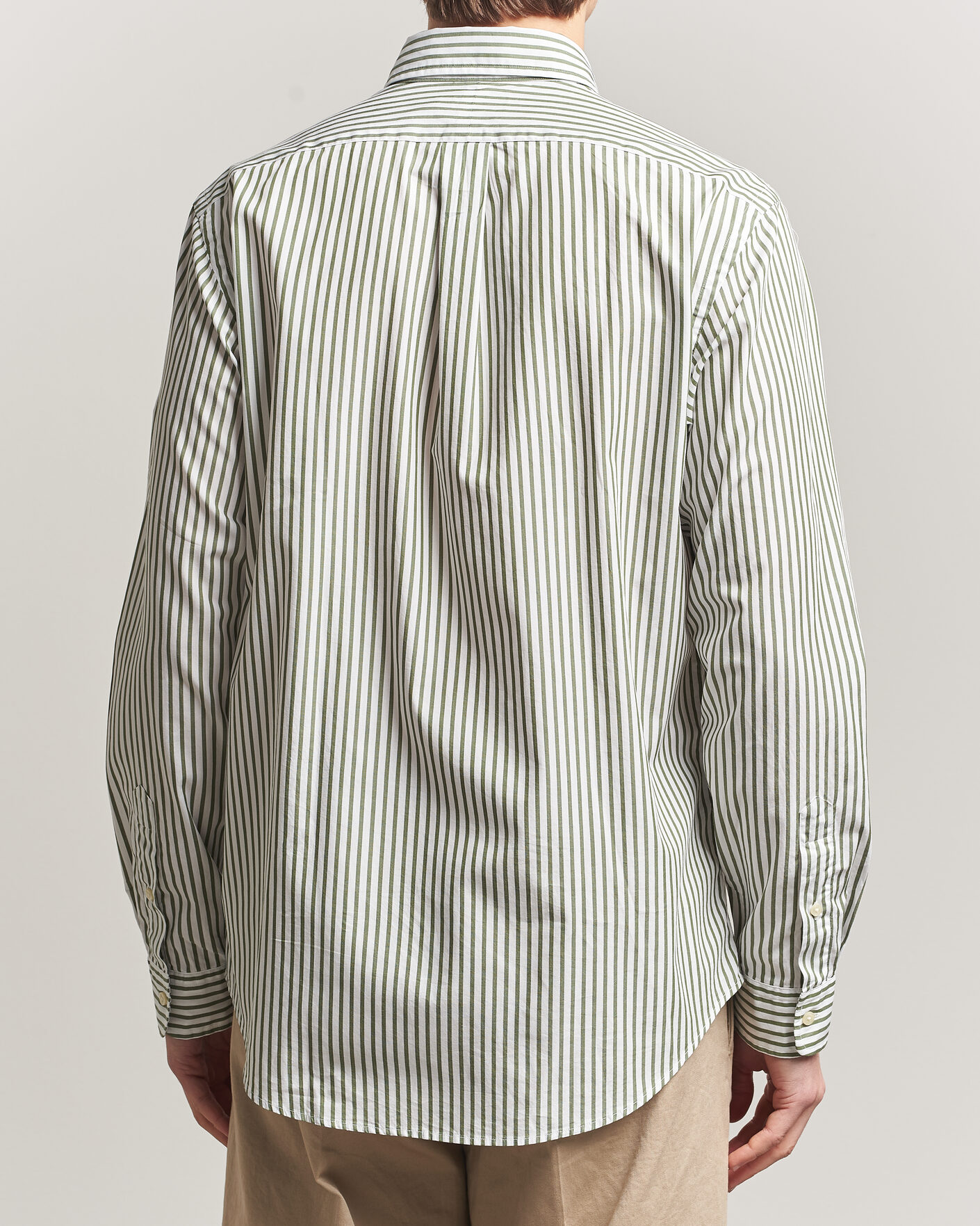 Herre | Skjorter | Polo Ralph Lauren | Custom Fit Poplin Striped Shirt Garden Trail