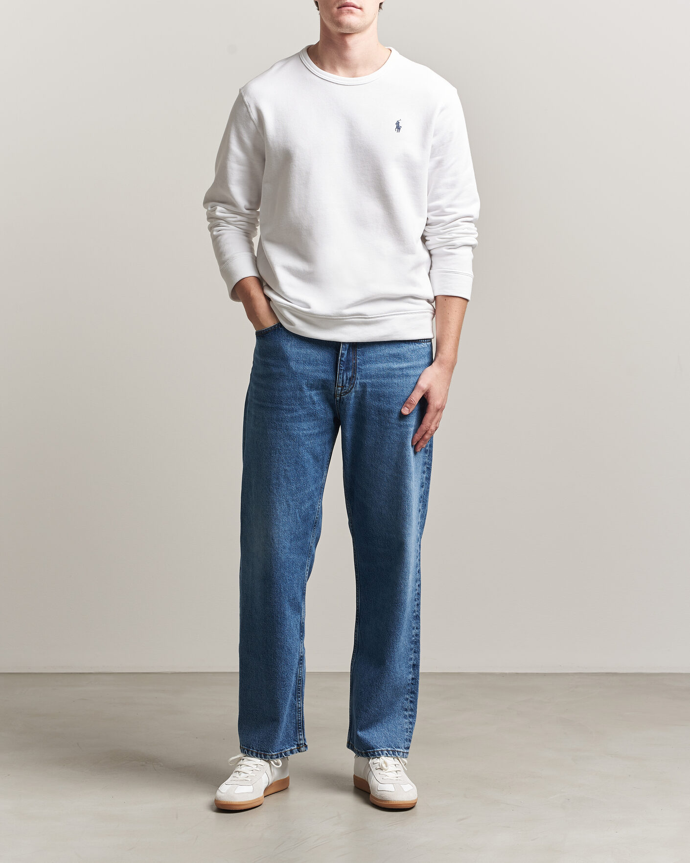 Herre | Trøjer | Polo Ralph Lauren | Island Terry Sweatshirt White