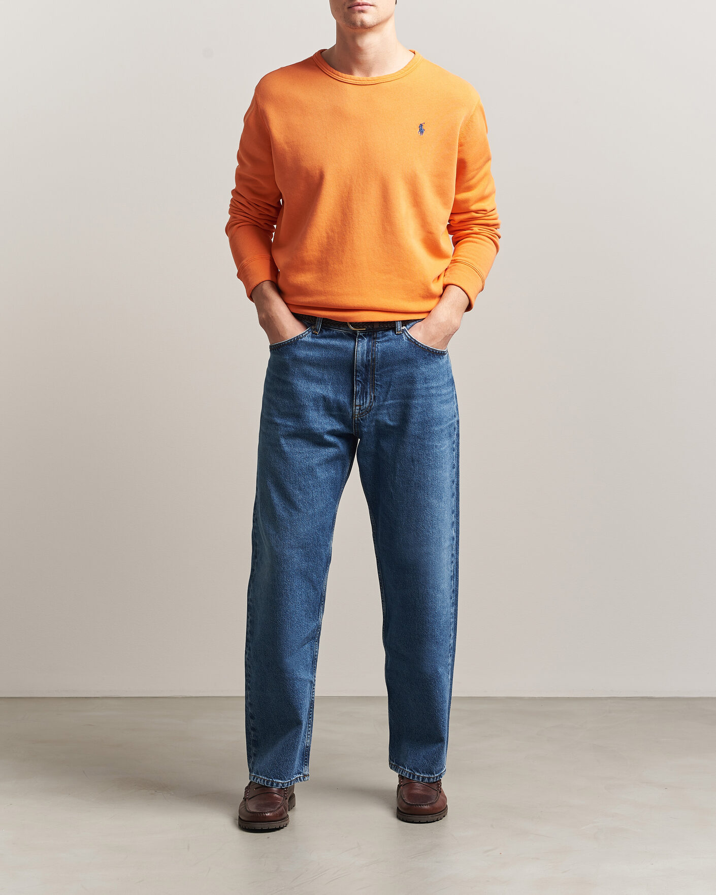 Herre | Trøjer | Polo Ralph Lauren | Island Terry Sweatshirt Resort Orange