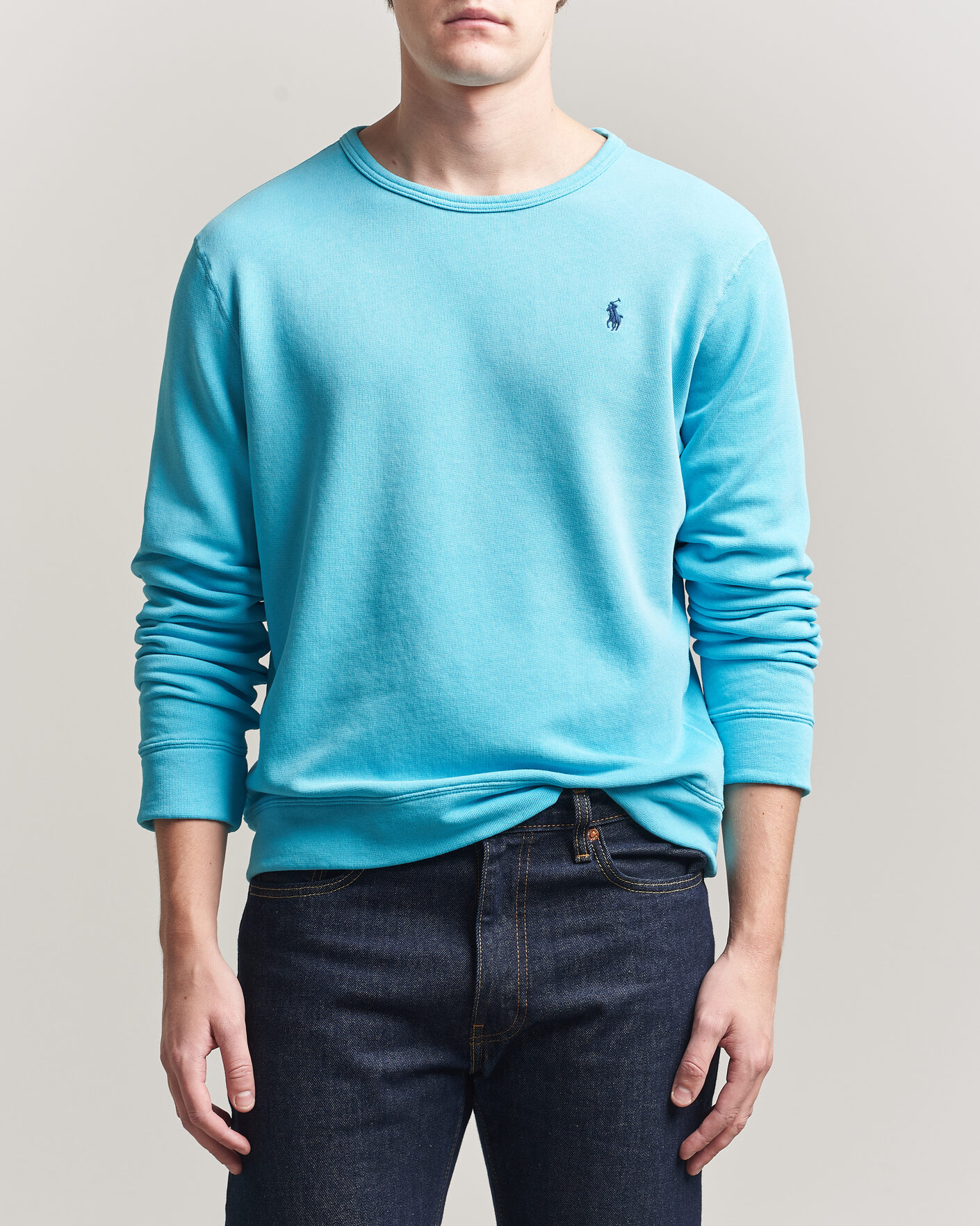 Herre | Trøjer | Polo Ralph Lauren | Island Terry Sweatshirt Perfect Turqoise