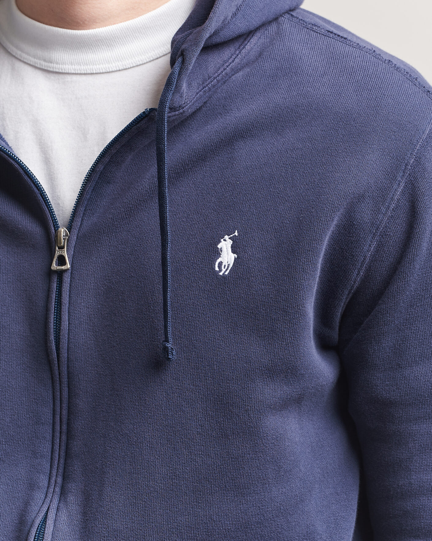 Herre | Trøjer | Polo Ralph Lauren | Island Terry Full Zip Hoodie Newport Navy