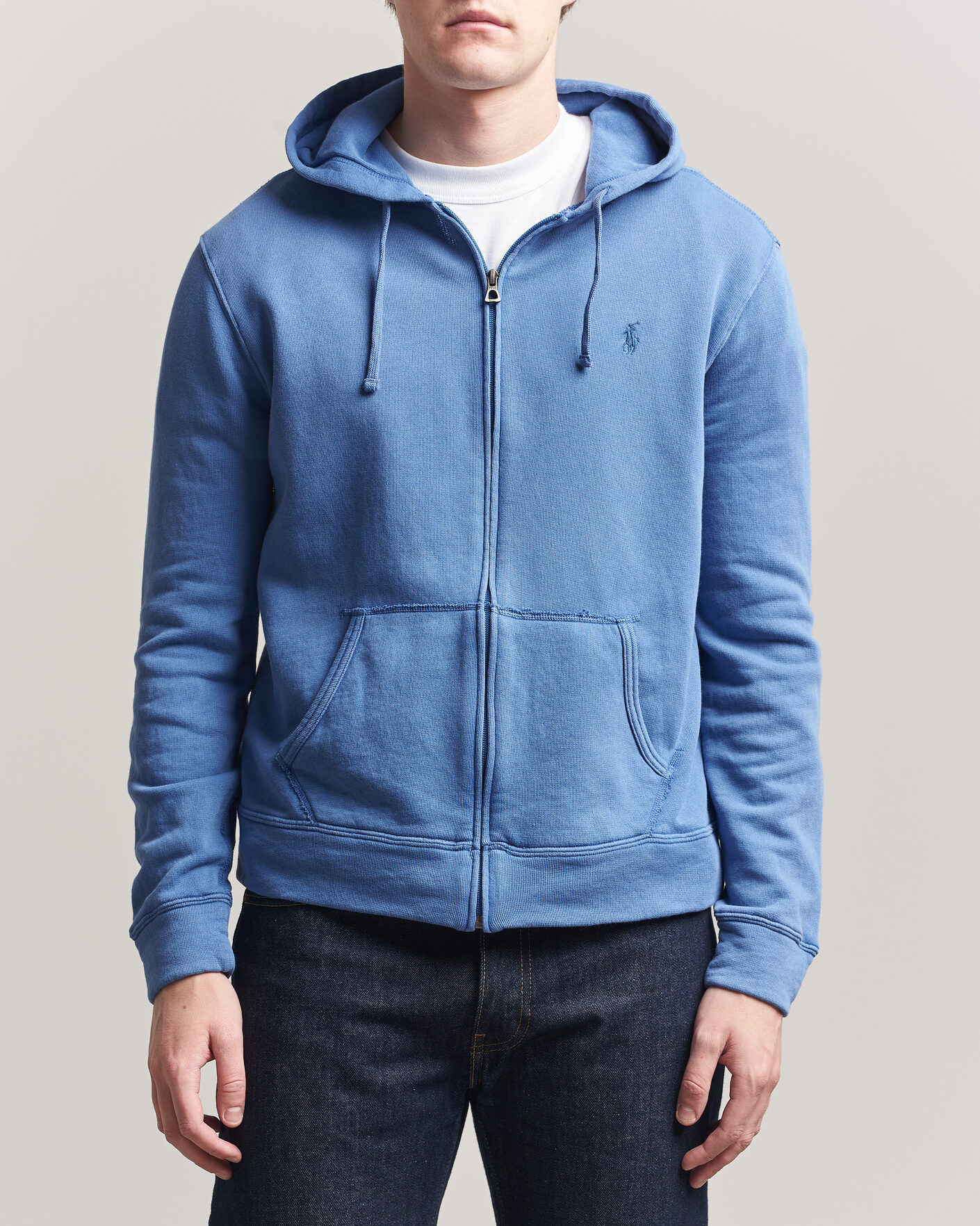 Herre | Trøjer | Polo Ralph Lauren | Island Terry Full Zip Hoodie Modern Royal