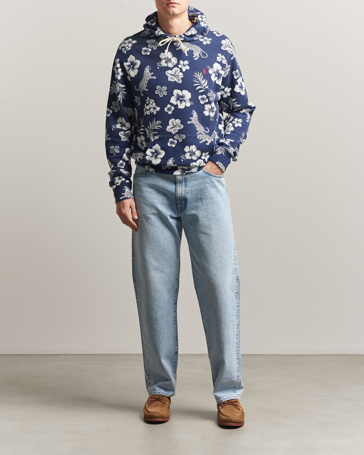 Herre | Trøjer | Polo Ralph Lauren | Island Terry Hoodie Jaguar Tropical