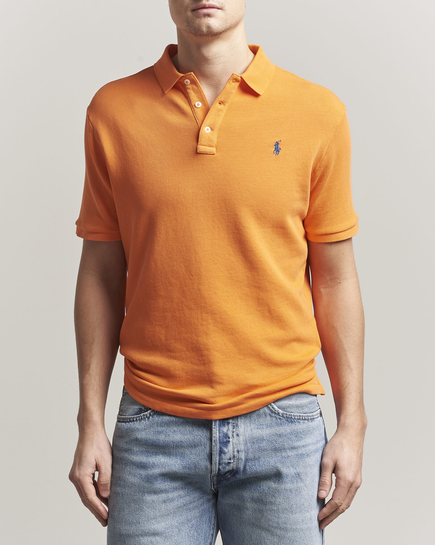 Herre | Polotrøjer | Polo Ralph Lauren | Island Terry Polo Resort Orange