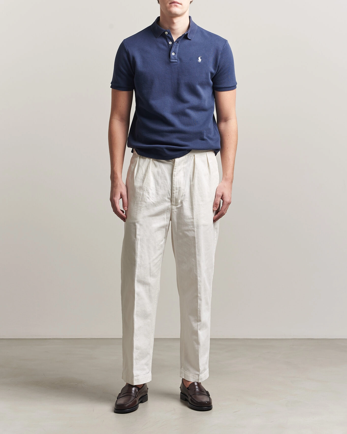 Herre | Polotrøjer | Polo Ralph Lauren | Island Terry Polo Newport Navy