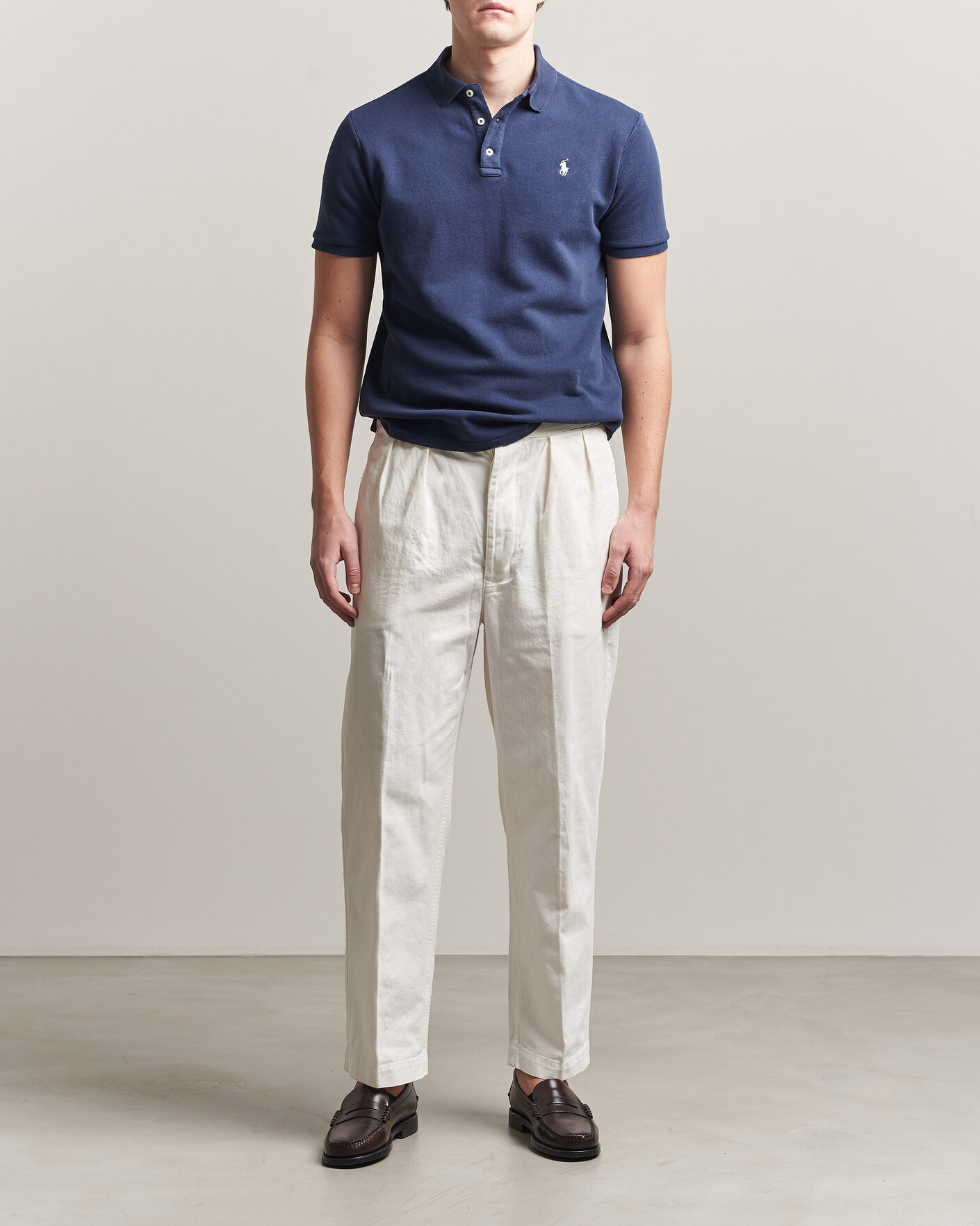 Herre | Polotrøjer | Polo Ralph Lauren | Island Terry Polo Newport Navy