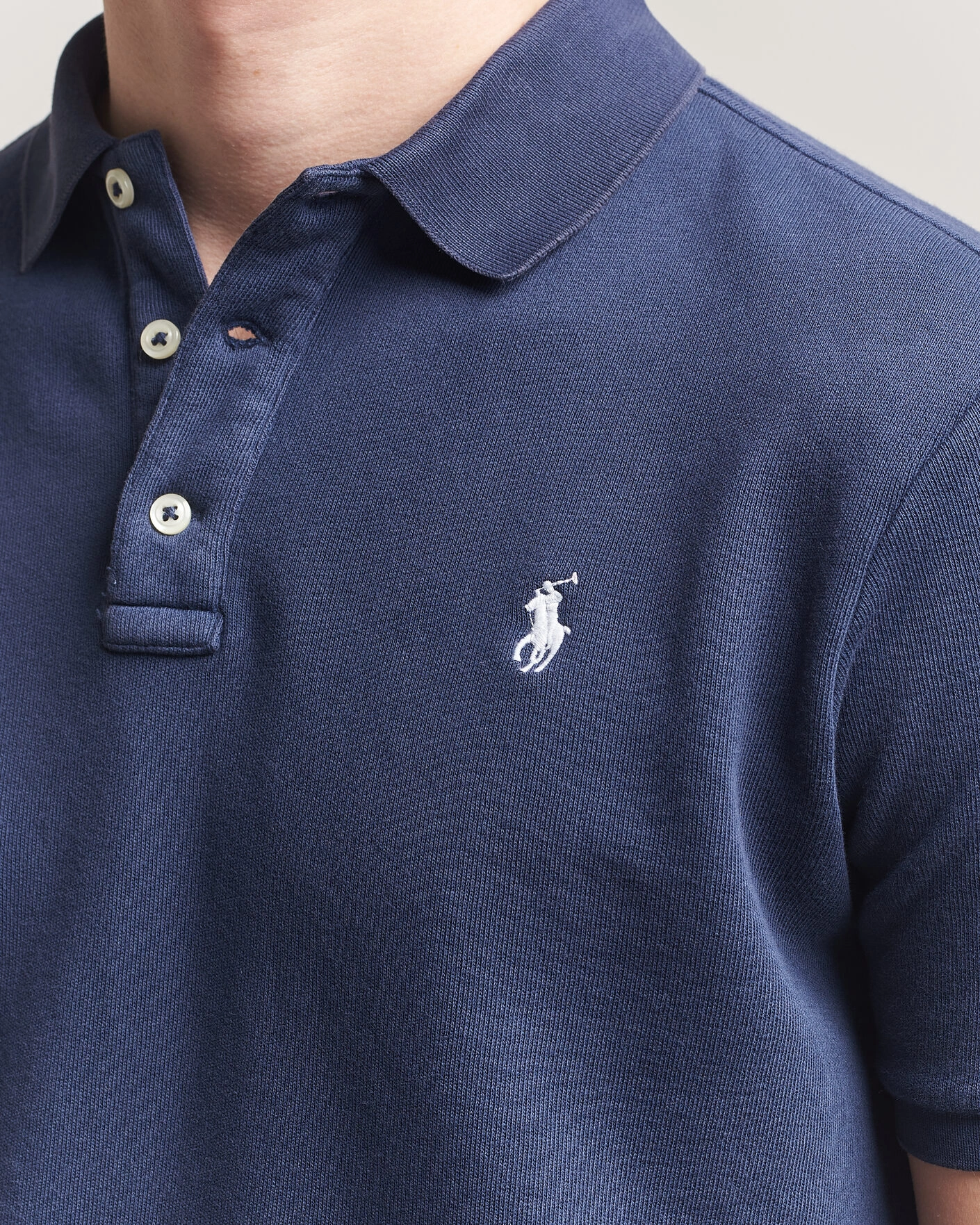 Herre | Polotrøjer | Polo Ralph Lauren | Island Terry Polo Newport Navy