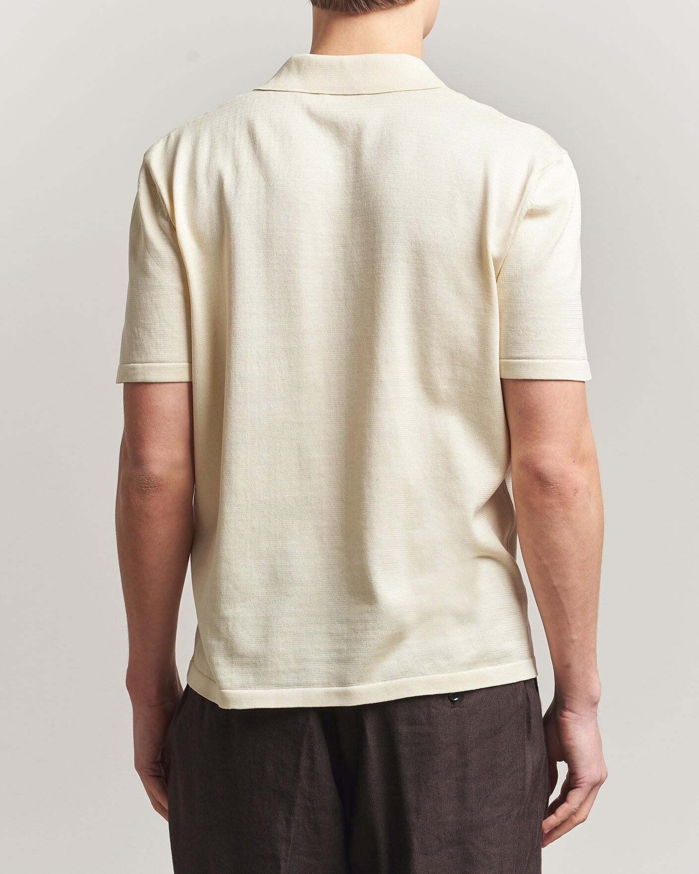 Herre | Polotrøjer | A.P.C. | Colin Knitted Polo Ecru