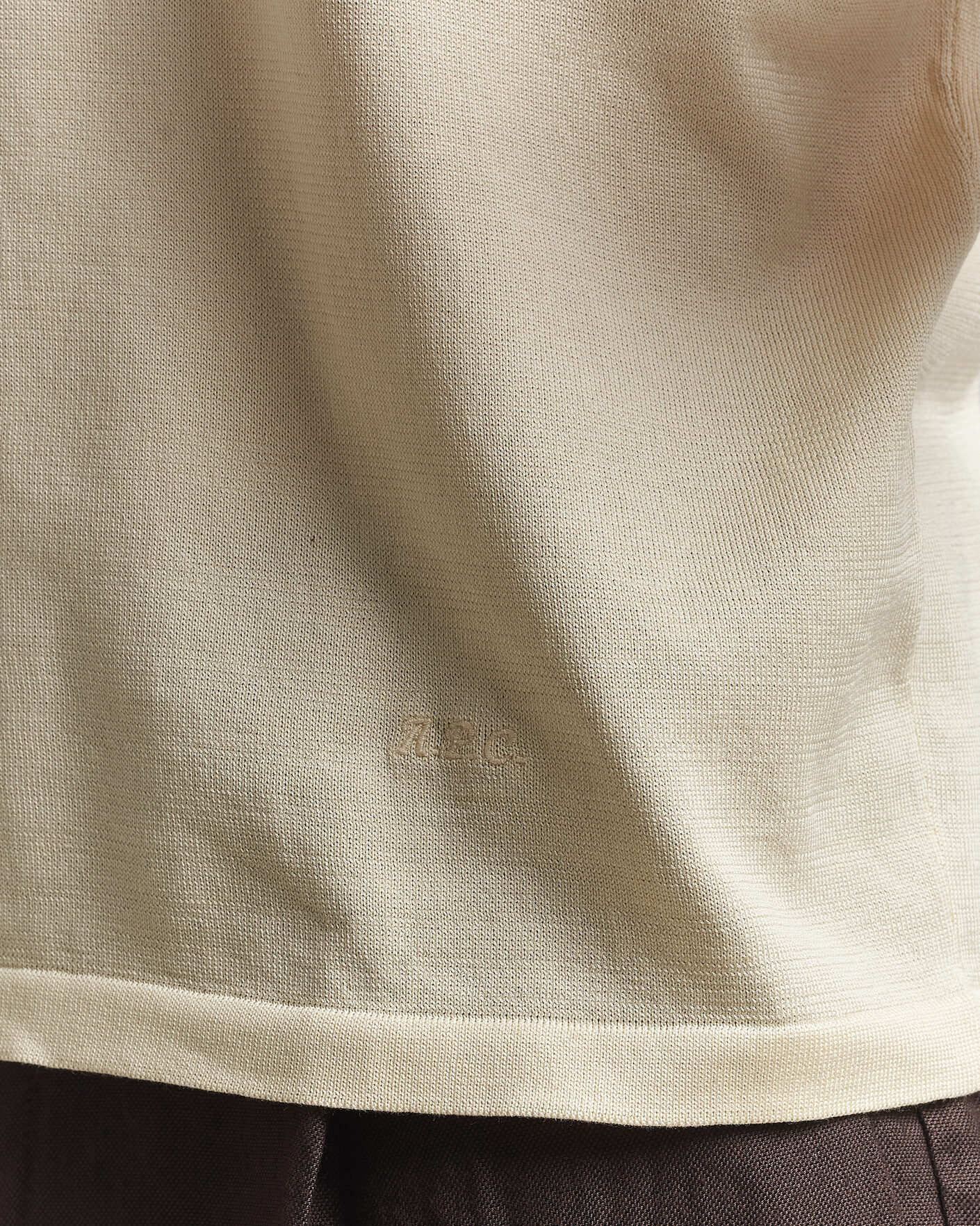 Herre | Polotrøjer | A.P.C. | Colin Knitted Polo Ecru