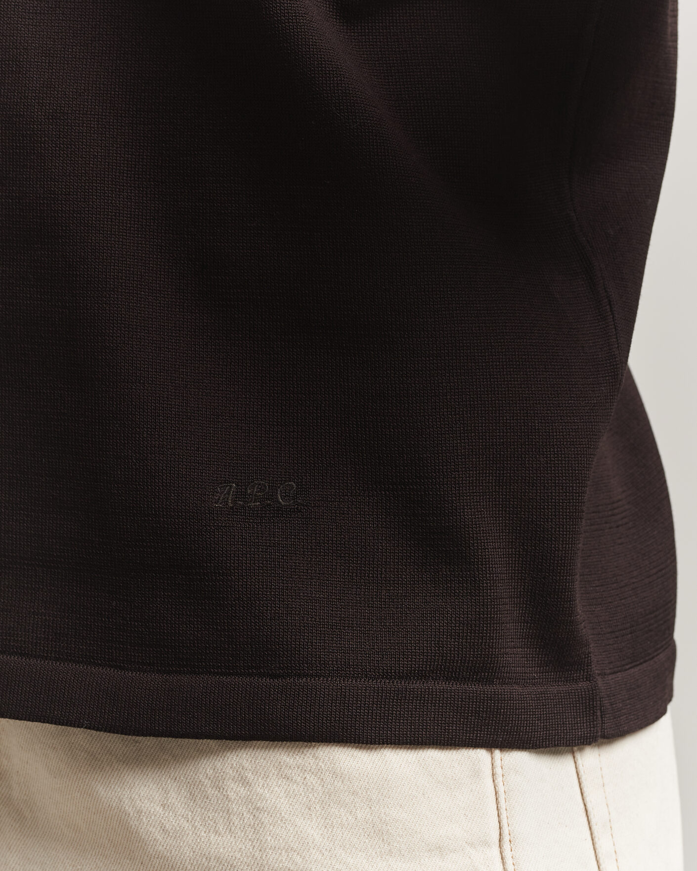 Herre | Polotrøjer | A.P.C. | Colin Knitted Polo Brown