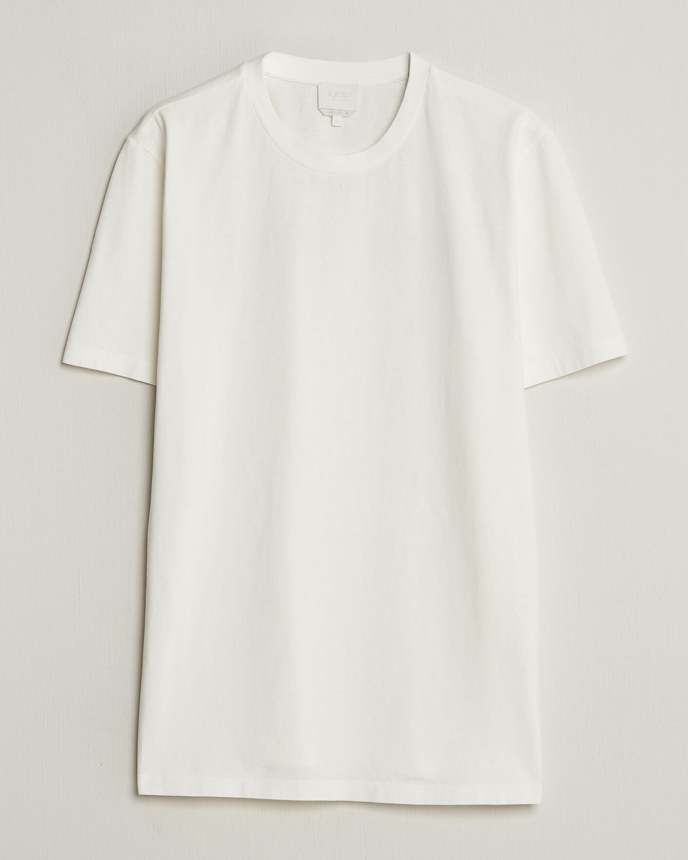 Herre | T-Shirts | A.P.C. | Printed Crew Neck T-Shirt Off White