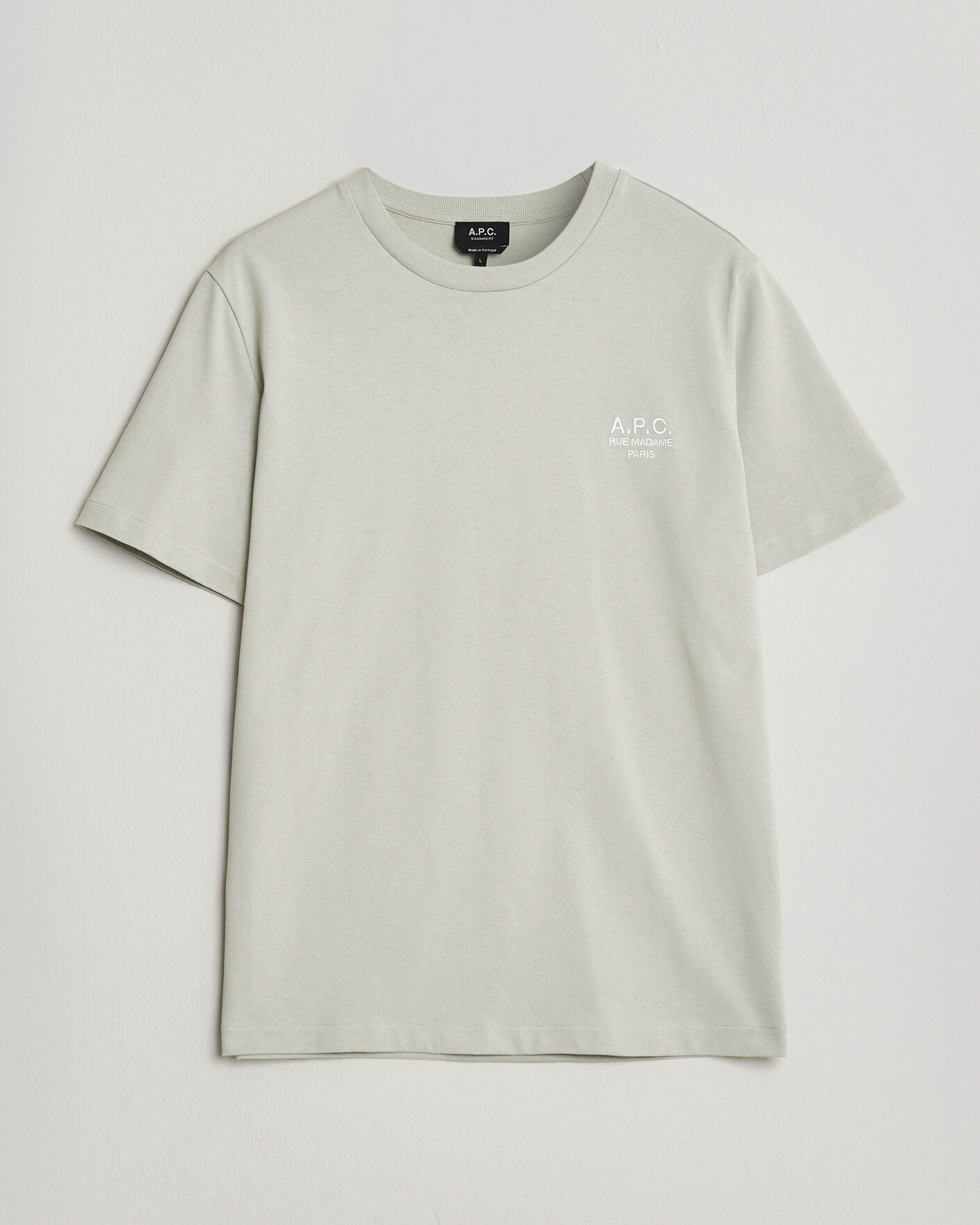 Herre | T-Shirts | A.P.C. | Rue Madame T-Shirt Light Green