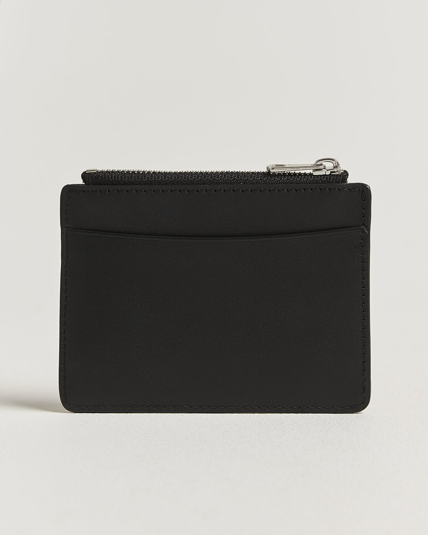 Herre | Punge | A.P.C. | Zip Calf Leather Card Holder Black