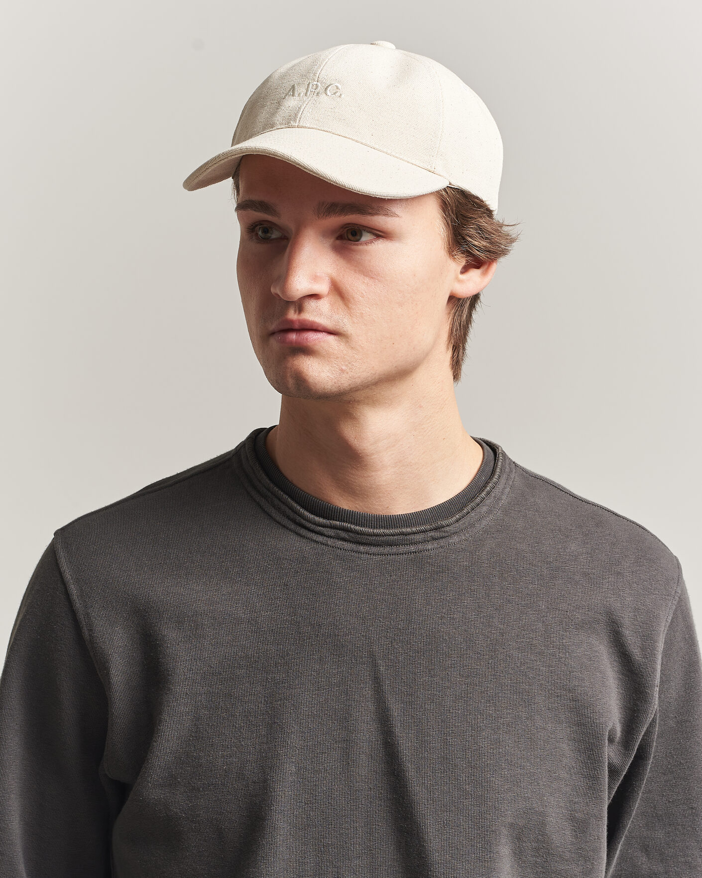 Herre | Hatte & kasketter | A.P.C. | Charlie Baseball Cap Ecru