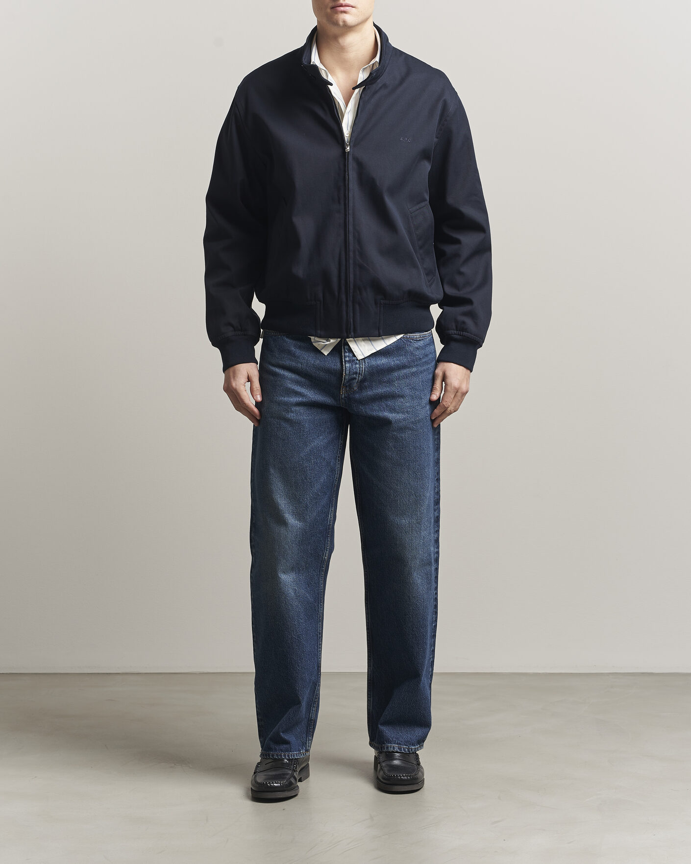 Herre | Jakker | A.P.C. | Zipped Jacket Dark Navy