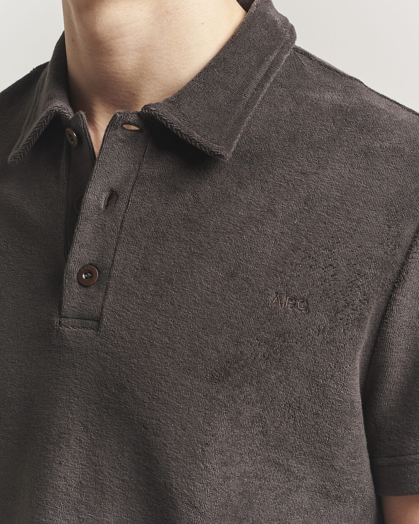 Herre | Polotrøjer | A.P.C. | Julian Cotton Knitted Polo Brown
