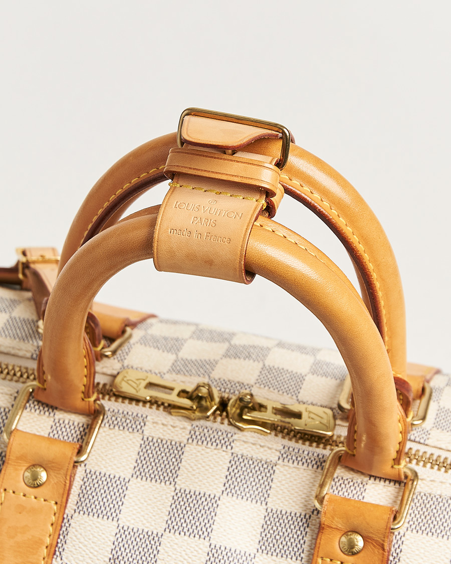 Herre | Pre-Owned & Vintage Bags | Louis Vuitton Pre-Owned | Keepall Bandouliére Damier Azur