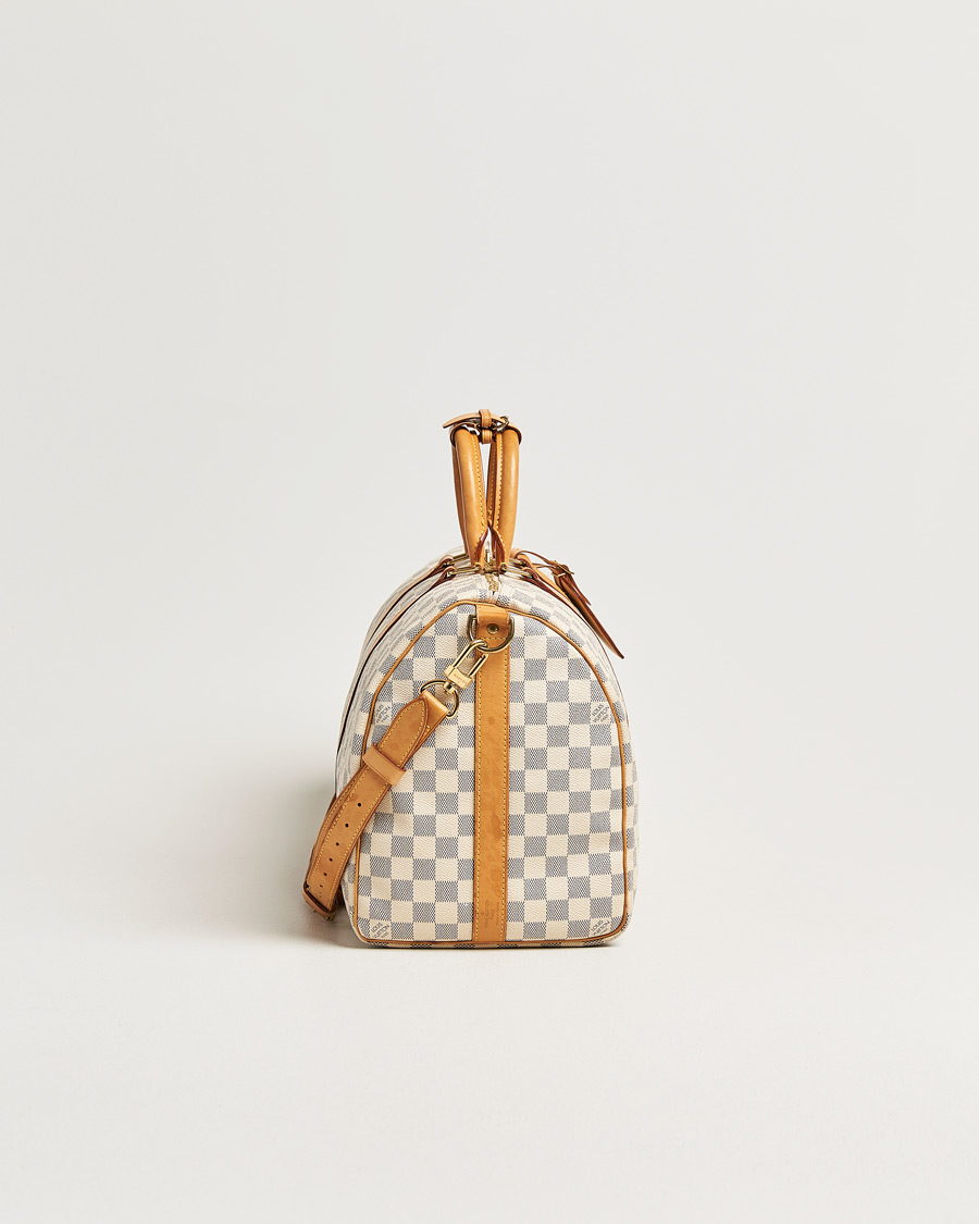 Herre | Pre-Owned & Vintage Bags | Louis Vuitton Pre-Owned | Keepall Bandouliére Damier Azur