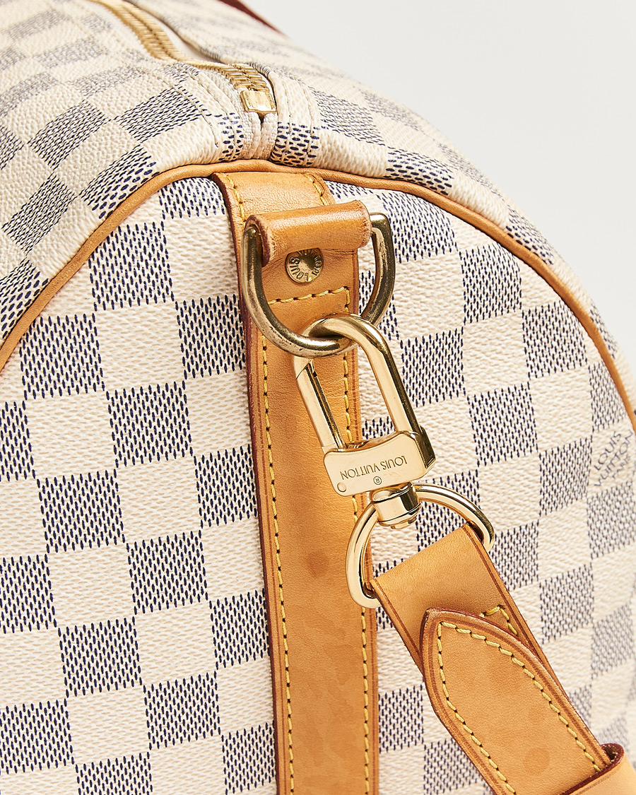 Herre | Pre-Owned & Vintage Bags | Louis Vuitton Pre-Owned | Keepall Bandouliére Damier Azur