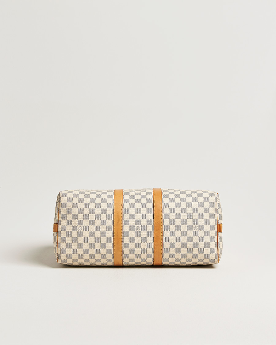 Herre | Pre-Owned & Vintage Bags | Louis Vuitton Pre-Owned | Keepall Bandouliére Damier Azur