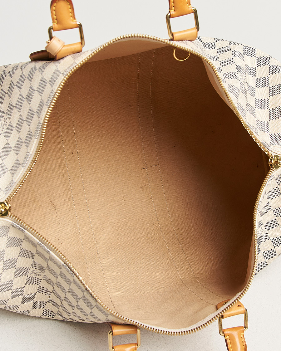 Herre | Pre-Owned & Vintage Bags | Louis Vuitton Pre-Owned | Keepall Bandouliére Damier Azur