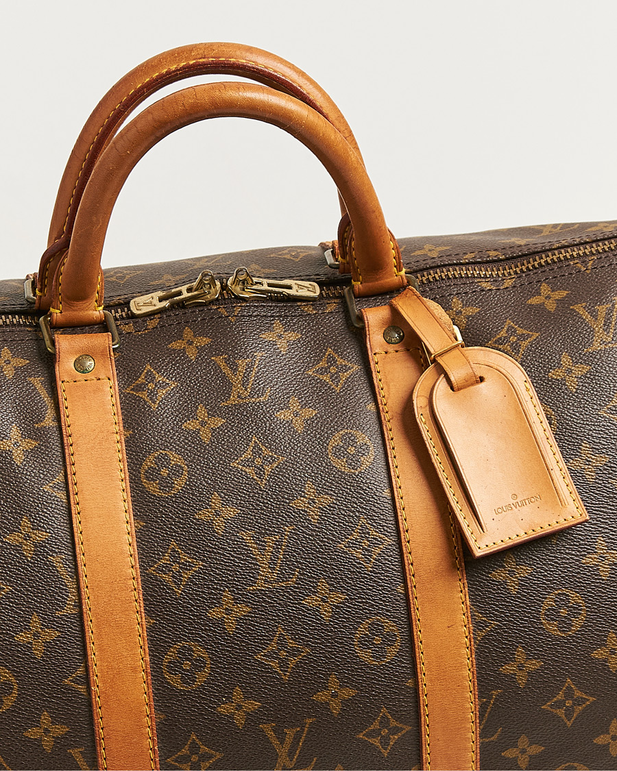 Herre | Pre-Owned & Vintage Bags | Louis Vuitton Pre-Owned | Keepall Bandouliére 55 Monogram