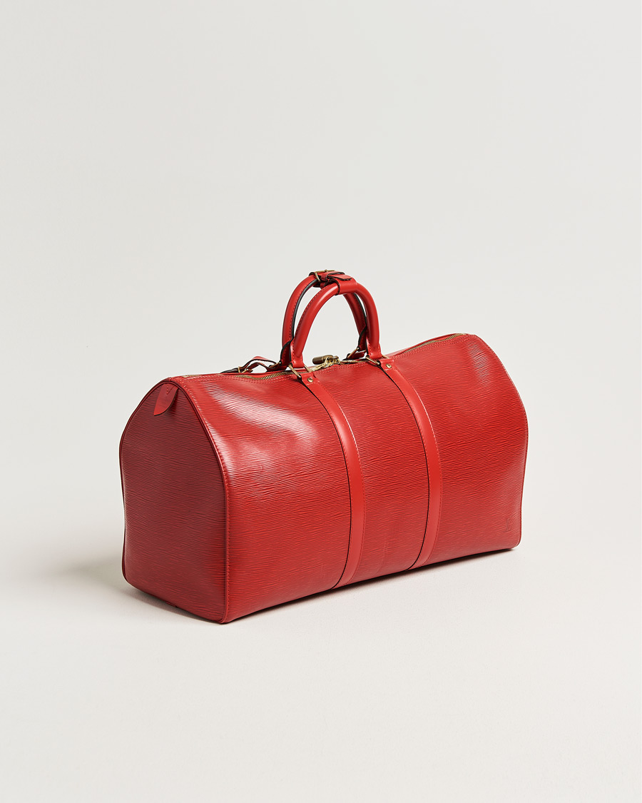 Herre | Pre-Owned & Vintage Bags | Louis Vuitton Pre-Owned | Keepall 50 Epi Leather Red