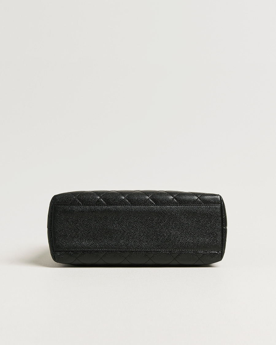 Herre | Pre-Owned & Vintage Bags | Chanel Pre-Owned | Kelly Top Handle Bag Caviar Black