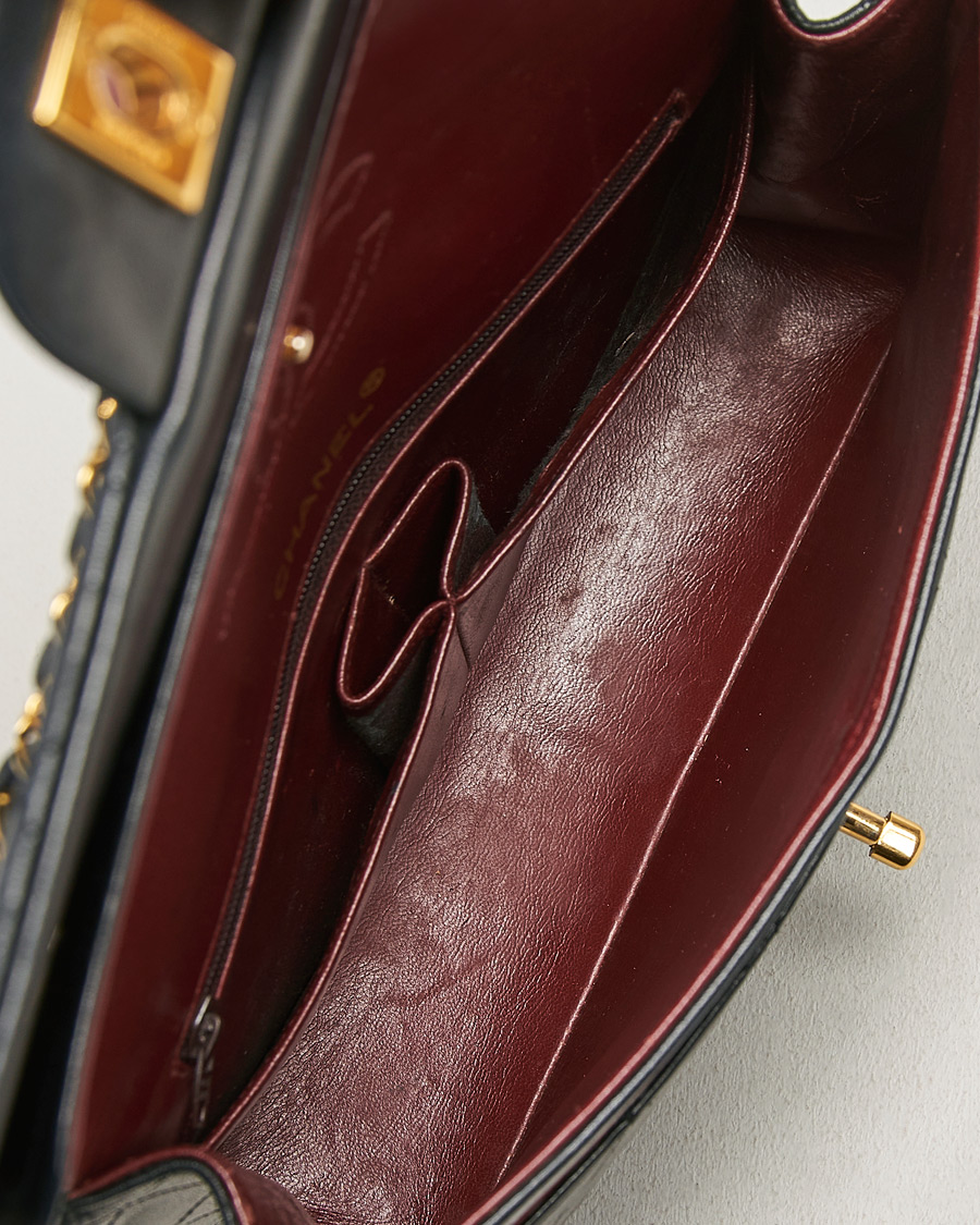 Herre | Pre-Owned & Vintage Bags | Chanel Pre-Owned | Single Flap Bag Lambskin Black