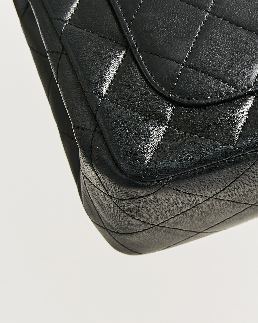 Herre | Pre-Owned & Vintage Bags | Chanel Pre-Owned | Classic Double Flap Small Lamskin Black