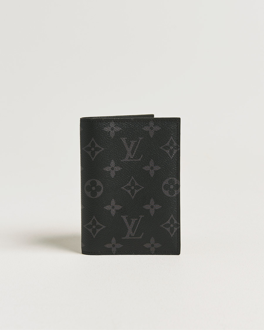 Herre | Pre-Owned & Vintage Bags | Louis Vuitton Pre-Owned | Passport Cover Monogram Eclipse