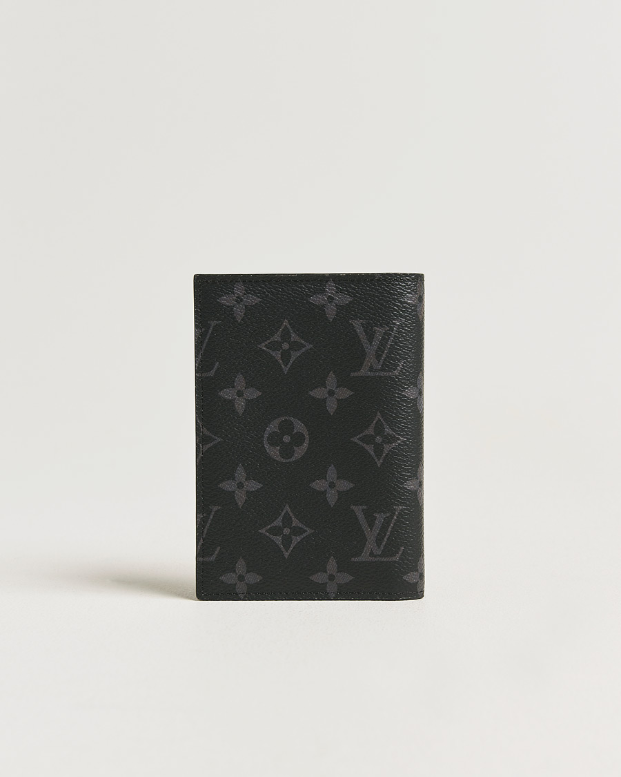 Herre | Pre-Owned & Vintage Bags | Louis Vuitton Pre-Owned | Passport Cover Monogram Eclipse