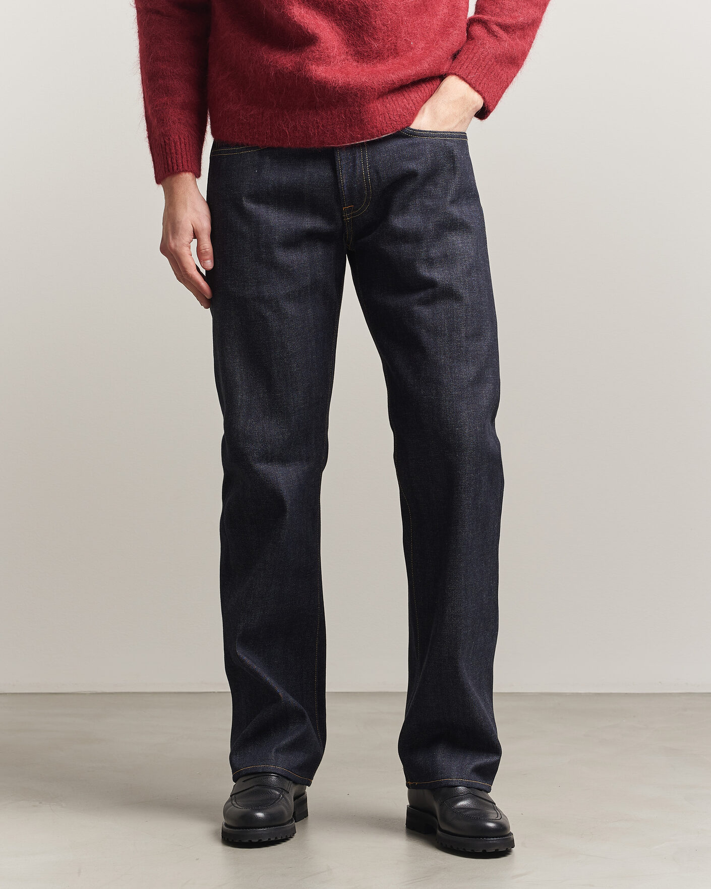 Herre | Jeans | EDWIN | No.47 Regular Straight Selvage Jeans Unwashed