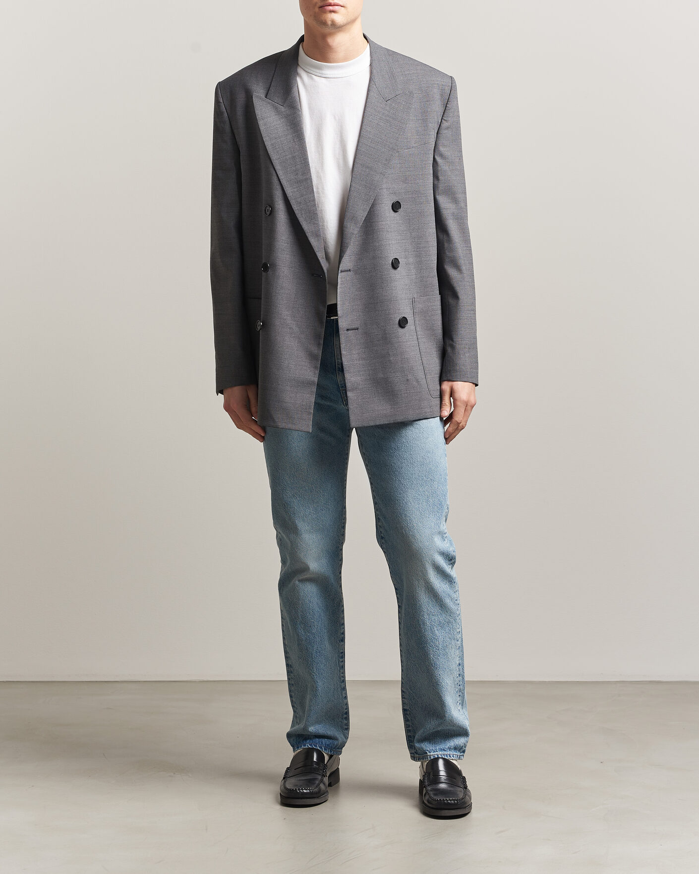 Herre | Jeans | EDWIN | Regular Straight Jeans Used Light Blue