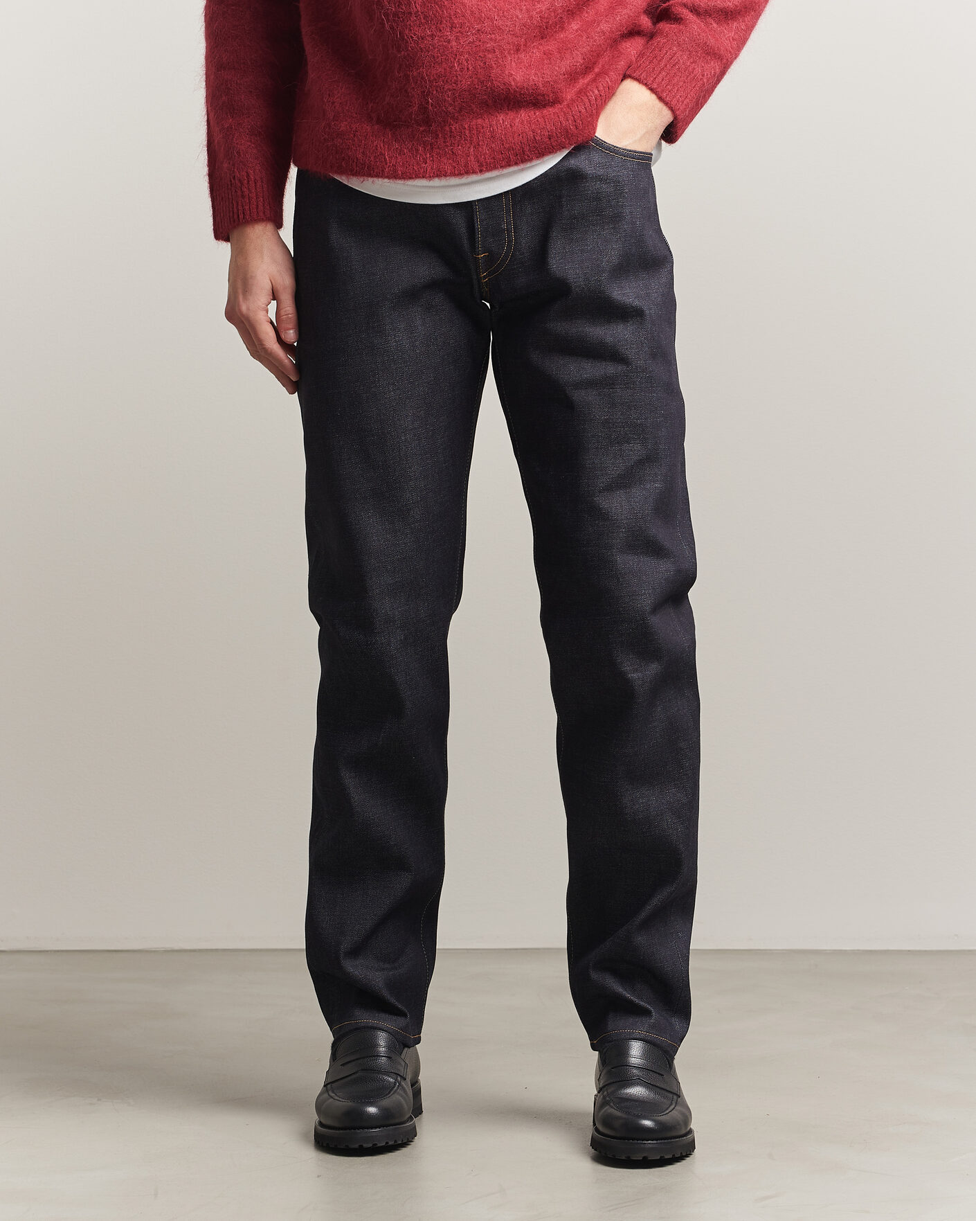 Herre | Jeans | EDWIN | Regular Tapered Selvage Jeans Unwashed