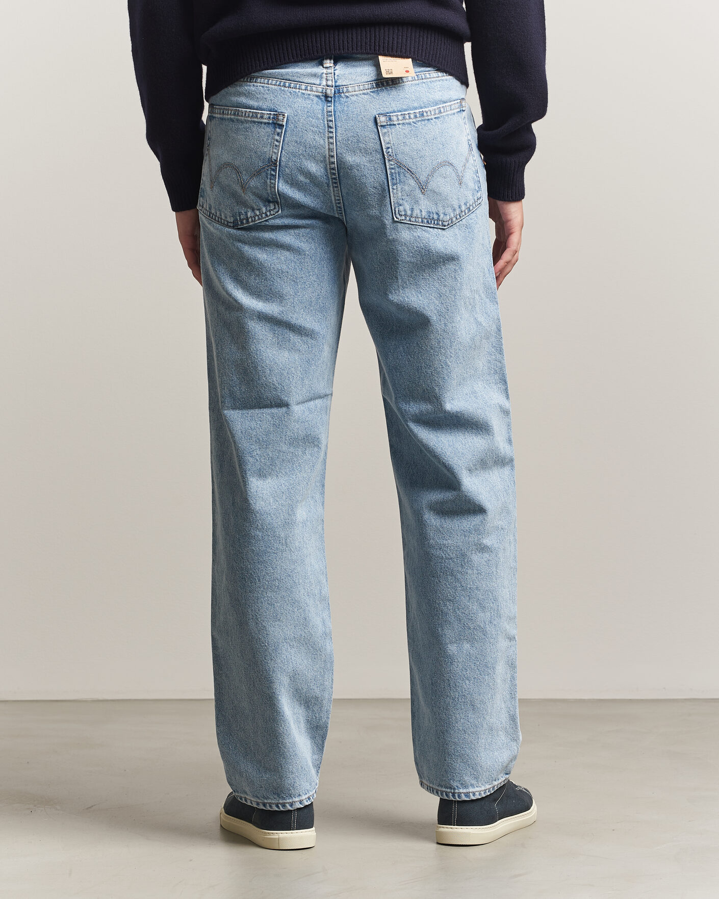Herre | Jeans | EDWIN | Loose Straight Jeans Used Light Blue