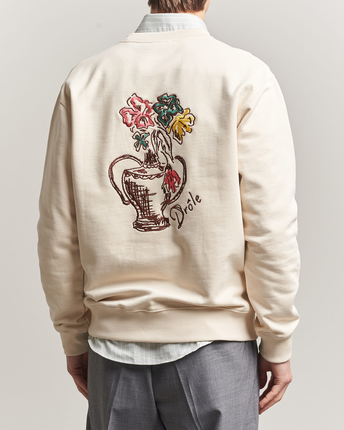 Herre | Trøjer | Drôle de Monsieur | Vase Havana Sweatshirt Sand