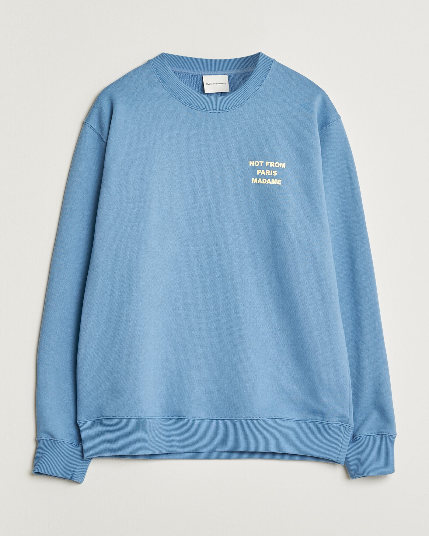 Herre | Trøjer | Drôle de Monsieur | Slogan Sweatshirt Atlantic Blue