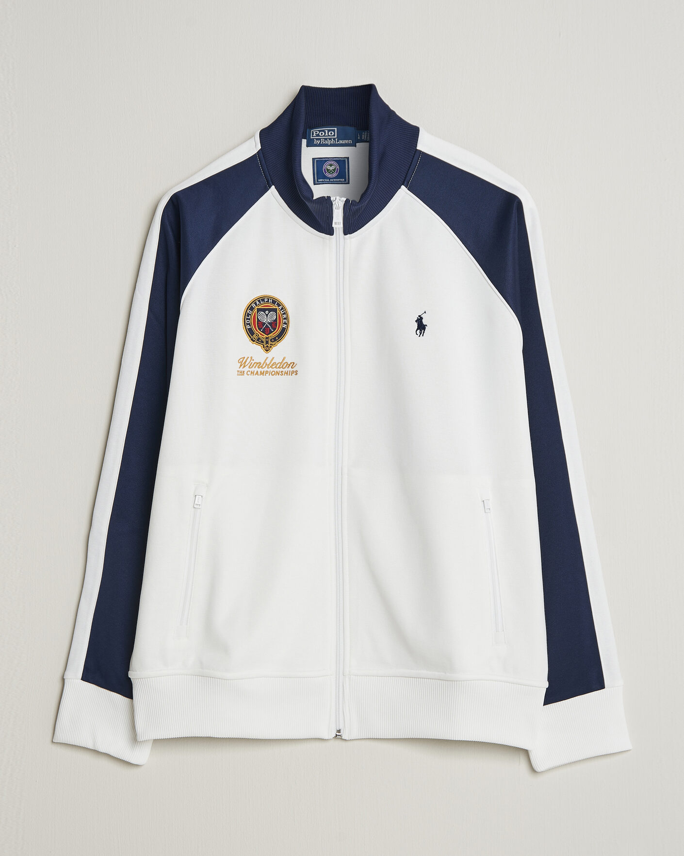 Herre | Trøjer | Polo Ralph Lauren | Full Zip Pullover Ceramic White